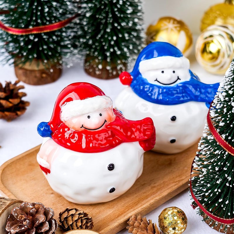 Dacies Jar Resin Molds with Lid Snowman Shape Silicone Mold for Epoxy Resin Casting Mould DIY Christmas Jewelry Storage Jars Candy Container Candle Box Flowerpot Making Cement Concrete Craft Molds Home Decor - Image 3